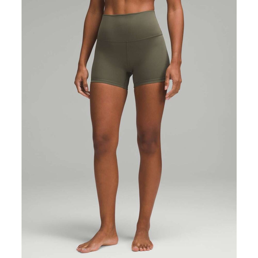 113 - NWT Lululemon Align High-Rise Short 4" Army Green sz 10